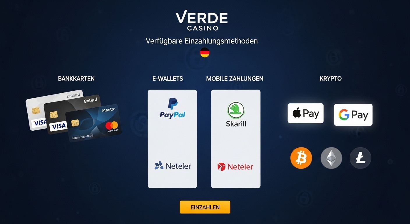 Verfügbare Einzahlungsmethoden safe casino payments